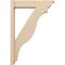 Ekena Millwork 6-in W x 26-in D x 38-in H Funston Trad Rough Cedar Woodgrain TimberThane Outlooker, Primed Tan OUTUR060X26X38FST04RCPR - alternate 3